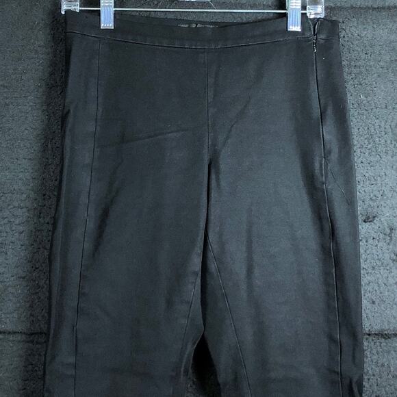 Banana Republic Women Pants Black Devon Ankle Side Zip Pull On Stretch 6 - Picture 2 of 12